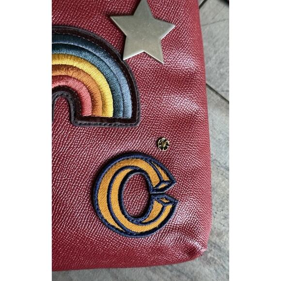 Coach Kitt Crossbody bag grained leather, CC526, Cherry - Picture 7 of 15
